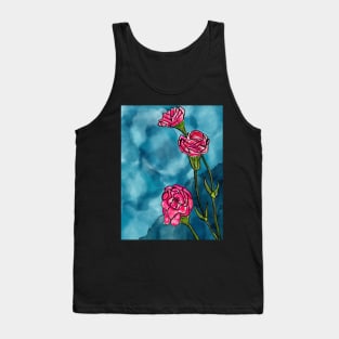 Pink Carnations Tank Top